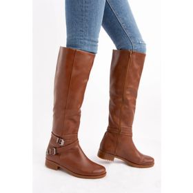 Fox Shoes E726203409 Taba Kadın Çizme