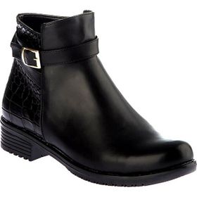 Fox Shoes E726490009 Siyah Kroko Kadın Bot