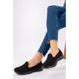 Fox Shoes F328344804 Siyah Kadın Günlük Ayakkabı