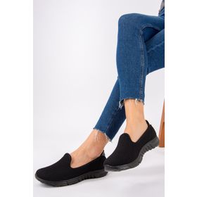Fox Shoes F328344804 Siyah Kadın Günlük Ayakkabı