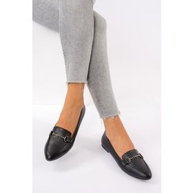 Fox Shoes G290010009 Siyah Kadın Babet