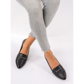 Fox Shoes G290010009 Siyah Kadın Babet
