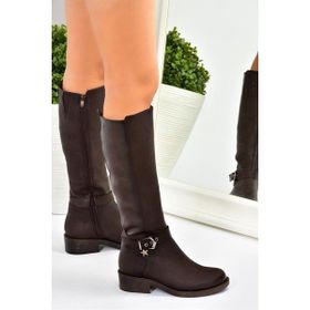 Fox Shoes G674240109 Kahverengi Kısa Topuklu Günlük Kadın Çizme