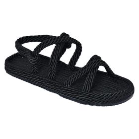 Fox Shoes H596011704 Siyah Kadın Sandalet