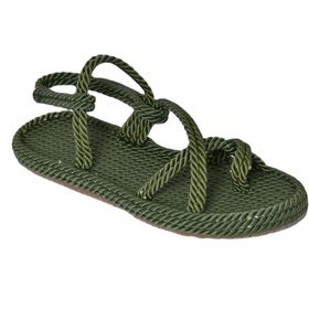 Fox Shoes H596111604 Haki Kadın Sandalet