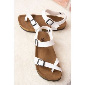 Fox Shoes H777786009 Beyaz Kadın Sandalet