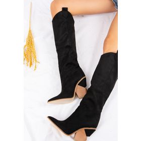 Fox Shoes J372537202 Siyah Kadın Çizme