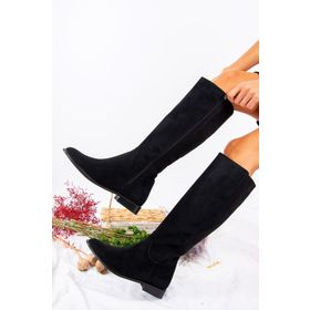 Fox Shoes J654065602 Siyah Kadın Çizme