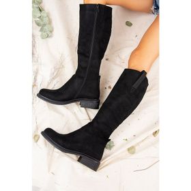 Fox Shoes J674272102 Siyah Kadın Çizme