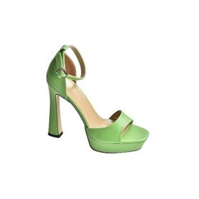 Fox Shoes K404580109 Çimen Yeşili Platform Kalın Topuklu Kadın Ayakkabı