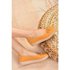 Fox Shoes K848212309 Hardal Kadın Günlük Ayakkabı
