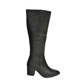 Fox Shoes L251081609 Ten Suni Deri Kalın Tabanlı Kadın Çizme