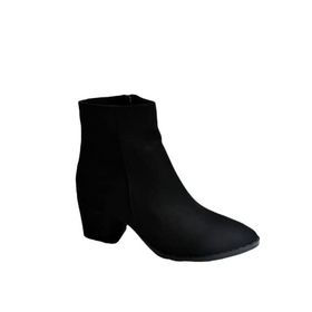 Fox Shoes L251089302 Siyah Süet Kadın Bot