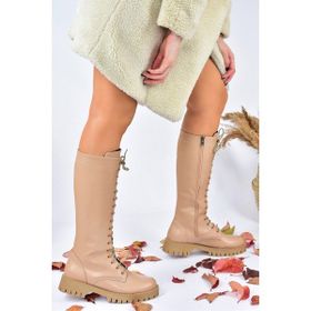 Fox Shoes L430194009 Ten Bağcıklı Günlük Kadın Çizme