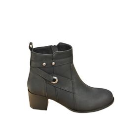 Fox Shoes L674155009 Siyah Suni Deri Kadın Bot