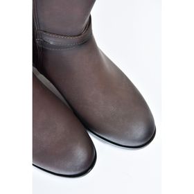 Fox Shoes L674230009 Kahverengi Alçak Topuklu Günlük Kadın Çizme