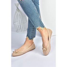 Fox Shoes M250012009 Taba Günlük Kadın Babet