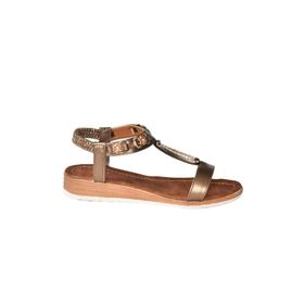 Fox Shoes M258312209 Bakır Taş Detaylı Günlük Kadın Sandalet