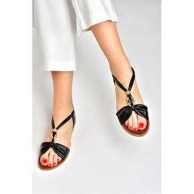 Fox Shoes M258313509 Siyah Günlük Kadın Sandalet