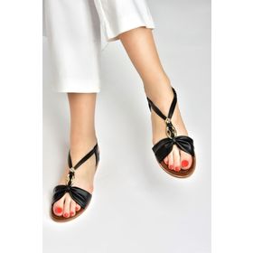 Fox Shoes M258313509 Siyah Günlük Kadın Sandalet