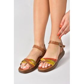 Fox Shoes M291030503 Multi Hakiki Deri Günlük Kadın Sandalet