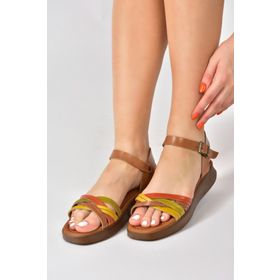 Fox Shoes M291030503 Multi Hakiki Deri Günlük Kadın Sandalet