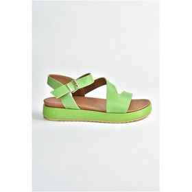 Fox Shoes M524022609 Yeşil Günlük Kadın Sandalet