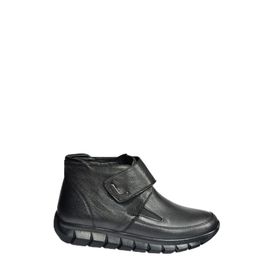 Fox Shoes N555361003 Siyah Hakiki Deri Comfort Ortopedik Taban Kadın Bot