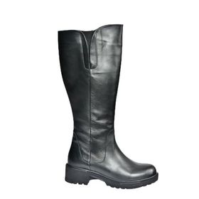 Fox Shoes N654226103 Siyah Hakiki Deri Günlük Kadın Çizme