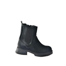 Fox Shoes N674260009 Siyah Alçak Topuklu Günlük Kadın Bot