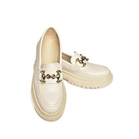 Fox Shoes P6520343009 Bej Kalın Tabanlı Kadın Günlük Ayakkabı