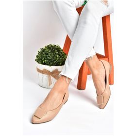 Fox Shoes P726776309 Ten Toka Aksesuarlı Kadın Babet