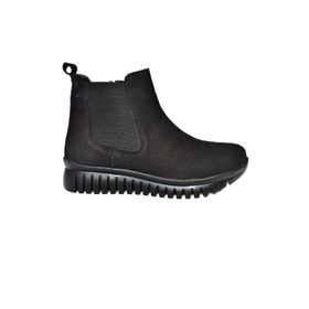 Fox Shoes R555400201 Siyah Deri Nubuk Kadın Bot
