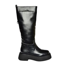 Fox Shoes R610067009 Siyah Kalın Tabanlı Çizme