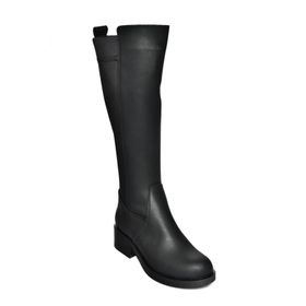 Fox Shoes R674009809 Siyah Alçak Topuklu Kadın Çizme