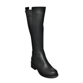 Fox Shoes R674009809 Siyah Alçak Topuklu Kadın Çizme