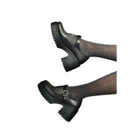 Fox Shoes R9969465 09 Siyah Kalın Topuklu Kadın Ayakkabı