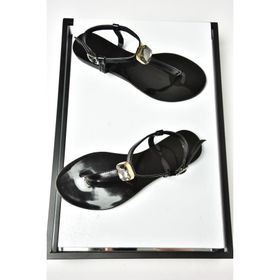 Fox Shoes S272095209 Siyah Parmak Arası Kadın Sandalet