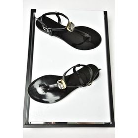 Fox Shoes S272095209 Siyah Parmak Arası Kadın Sandalet