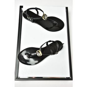 Fox Shoes S272095209 Siyah Parmak Arası Kadın Sandalet