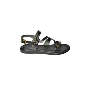 Fox Shoes S2910184 03 Hakiki Deri Siyah Kadın Sandalet