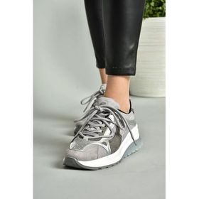 Fox Shoes S973413104 Gri Kumaş Spor Ayakkabı