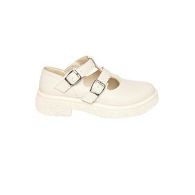 Fox Shoes S996019109 Bej Suni Deri Kadın Ayakkabı