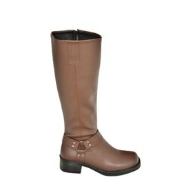 Fox Shoes T404550009 Kahverengi Alçak Topuklu Kadın Çizme
