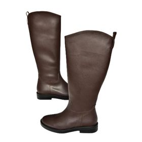 Fox Shoes T654000609 Kahverengi Düz Tabanlı Kadın Çizme