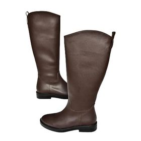 Fox Shoes T654000609 Kahverengi Düz Tabanlı Kadın Çizme