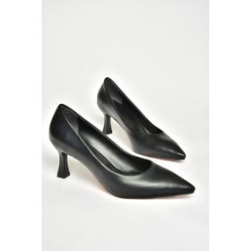 Fox Shoes T6760320 09 Siyah Kadın Topuklu Ayakkabı