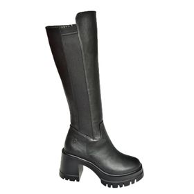 Fox Shoes T973390009 Siyah Kalın Topuklu Kadın Çizme