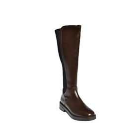 Fox Shoes V312212360 Kahverengi Rustik Arkası Lastik Detaylı Kadın Çizme