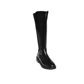 Fox Shoes V312212360 Siyah Rustik Arkası Lastik Detaylı Kadın Çizme